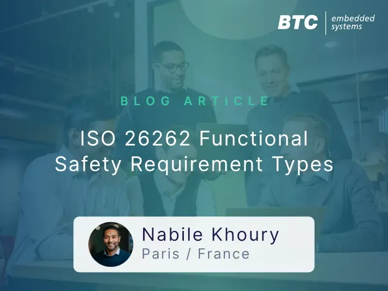 ISO 26262 Functional Safety Requirement Types
