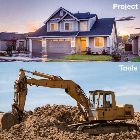 What developing software and building a house have in common